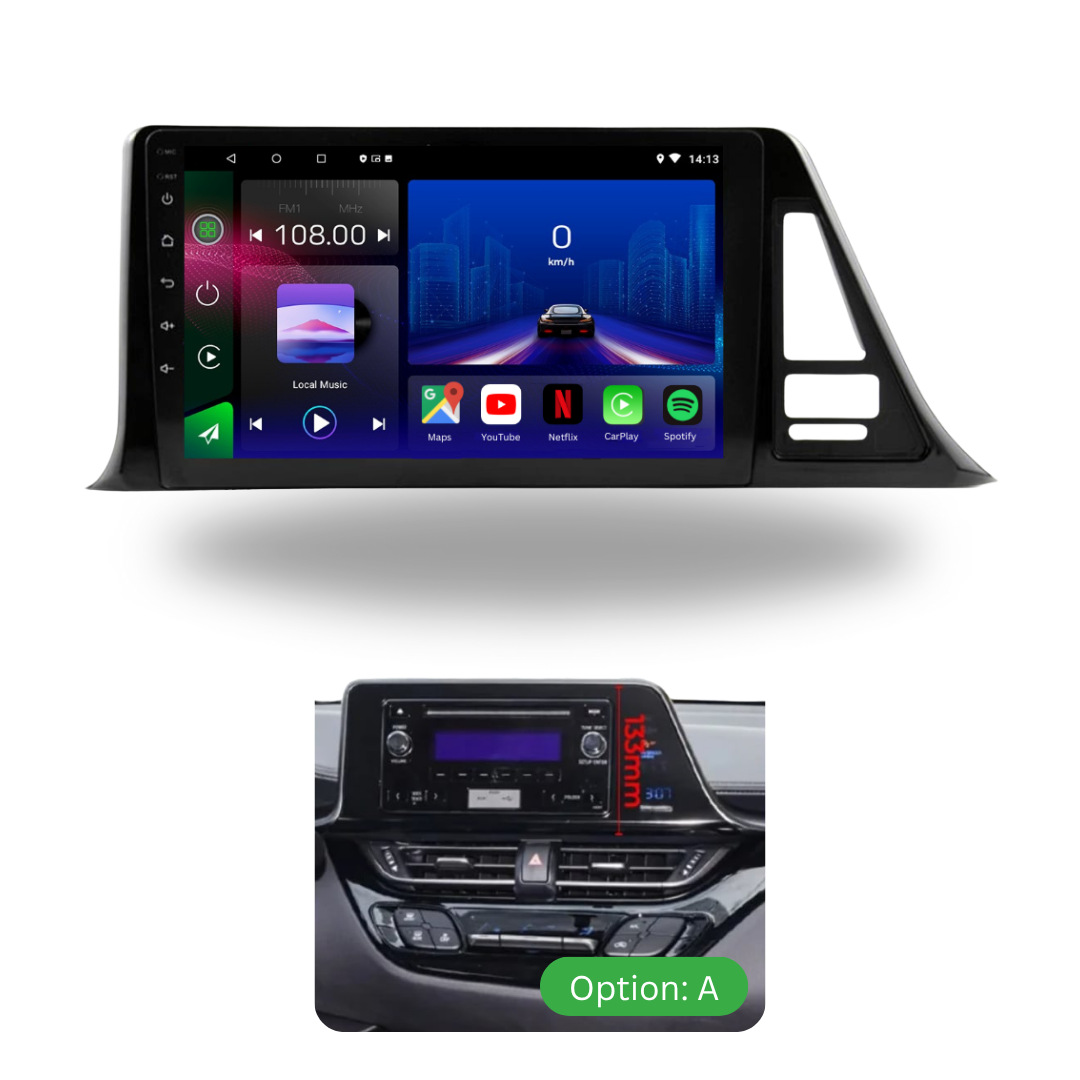 Toyota CH-R | 2016-2019 | Android 13 Autoradio | Apple CarPlay | Android Auto