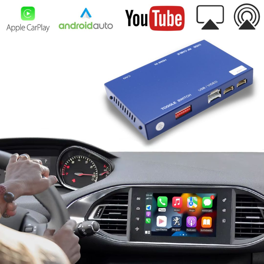 For DS Citroen Peugeot Wireless Apple CarPlay Retrofit Android Auto SMEG&MRN - Pluscenter