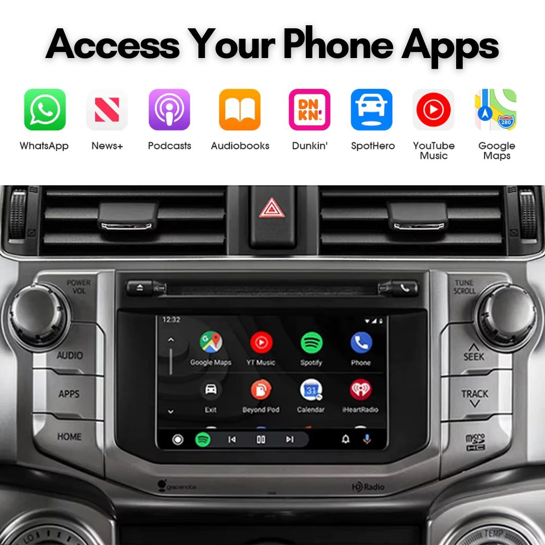 For Toyota Wireless Apple CarPlay Retrofit Android Auto Touch 2 & Entune 2.0 - Pluscenter