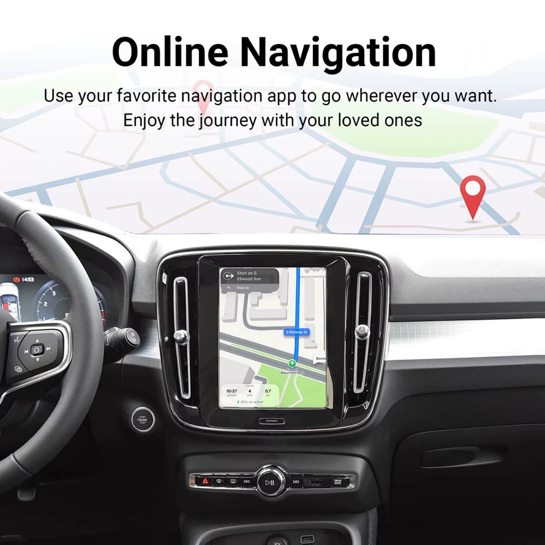 For Volvo Wireless Apple CarPlay Retrofit 2017-2022 Android Auto 9inch Original Screen - Pluscenter