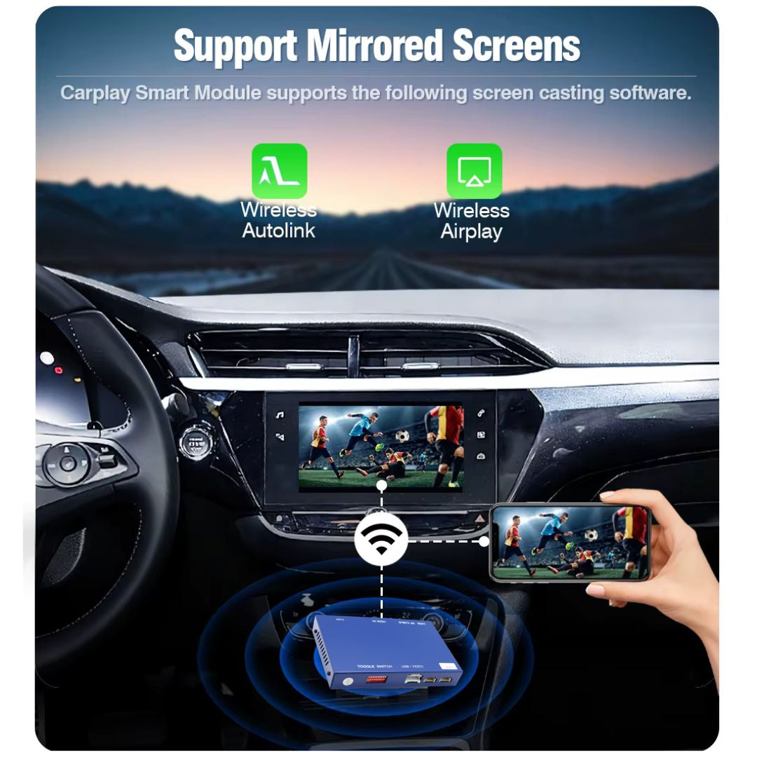 For Citroen Peugeot Vauxhall Toyota Wireless Apple CarPlay Retrofit Android Auto RCC & NAC - Pluscenter