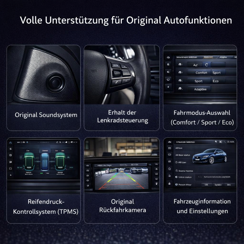 Audi A4 / A5 B9 / S / RS (2015–2023) Android 14 Autoradio mit Apple CarPlay & Android Auto - AutoTunes
