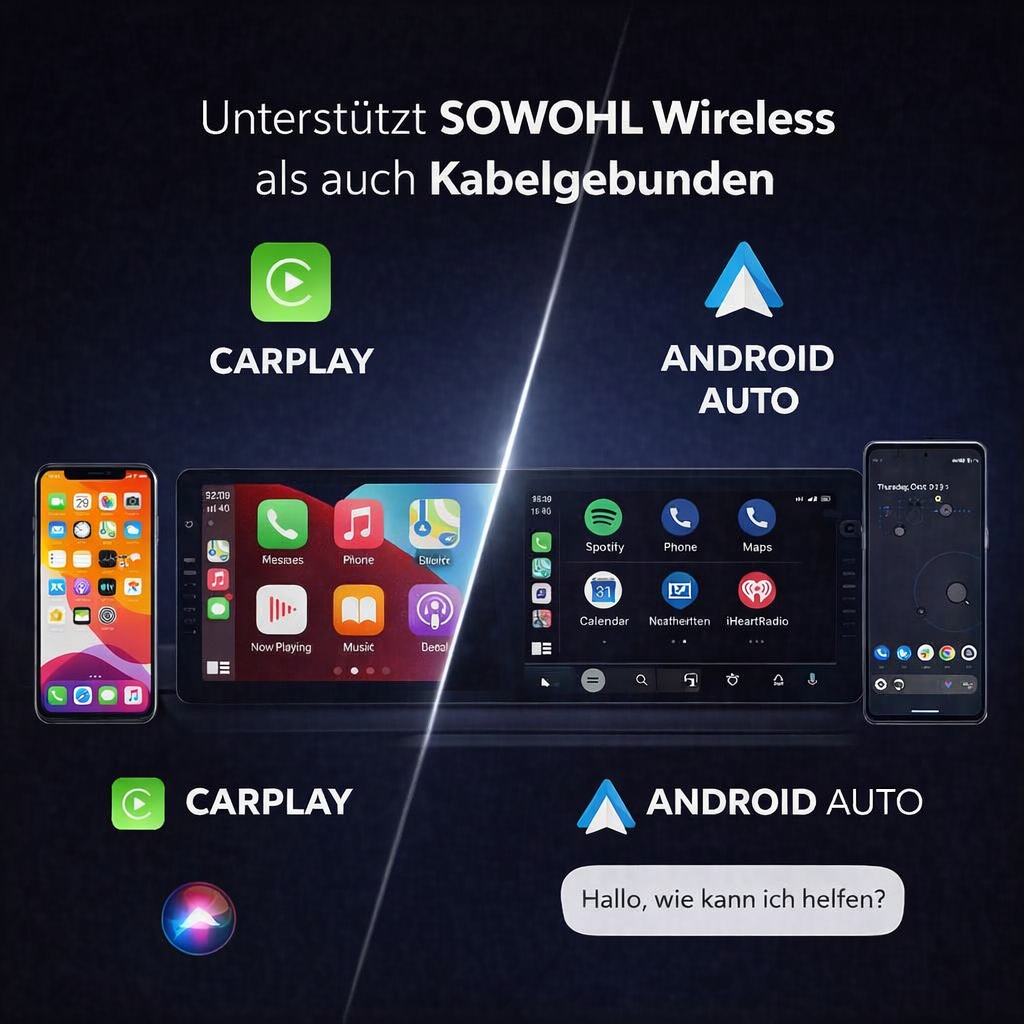 Audi A4 / A5 B9 / S / RS (2015–2023) Android 14 Autoradio mit Apple CarPlay & Android Auto - AutoTunes