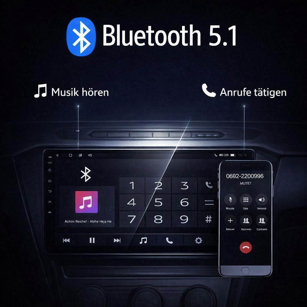 Audi A4 / A5 B9 / S / RS (2015–2023) Android 14 Autoradio mit Apple CarPlay & Android Auto - AutoTunes
