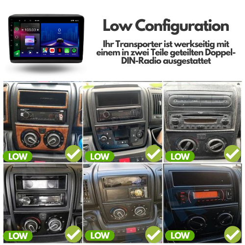Fiat Ducato | Citroën Relay | Peugeot Boxer | 2006-2022 | Android 13 Autoradio | Apple CarPlay | Android Auto - AutoTunes