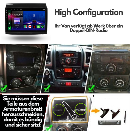 Fiat Ducato | Citroën Relay | Peugeot Boxer | 2006-2022 | Android 13 Autoradio | Apple CarPlay | Android Auto - AutoTunes