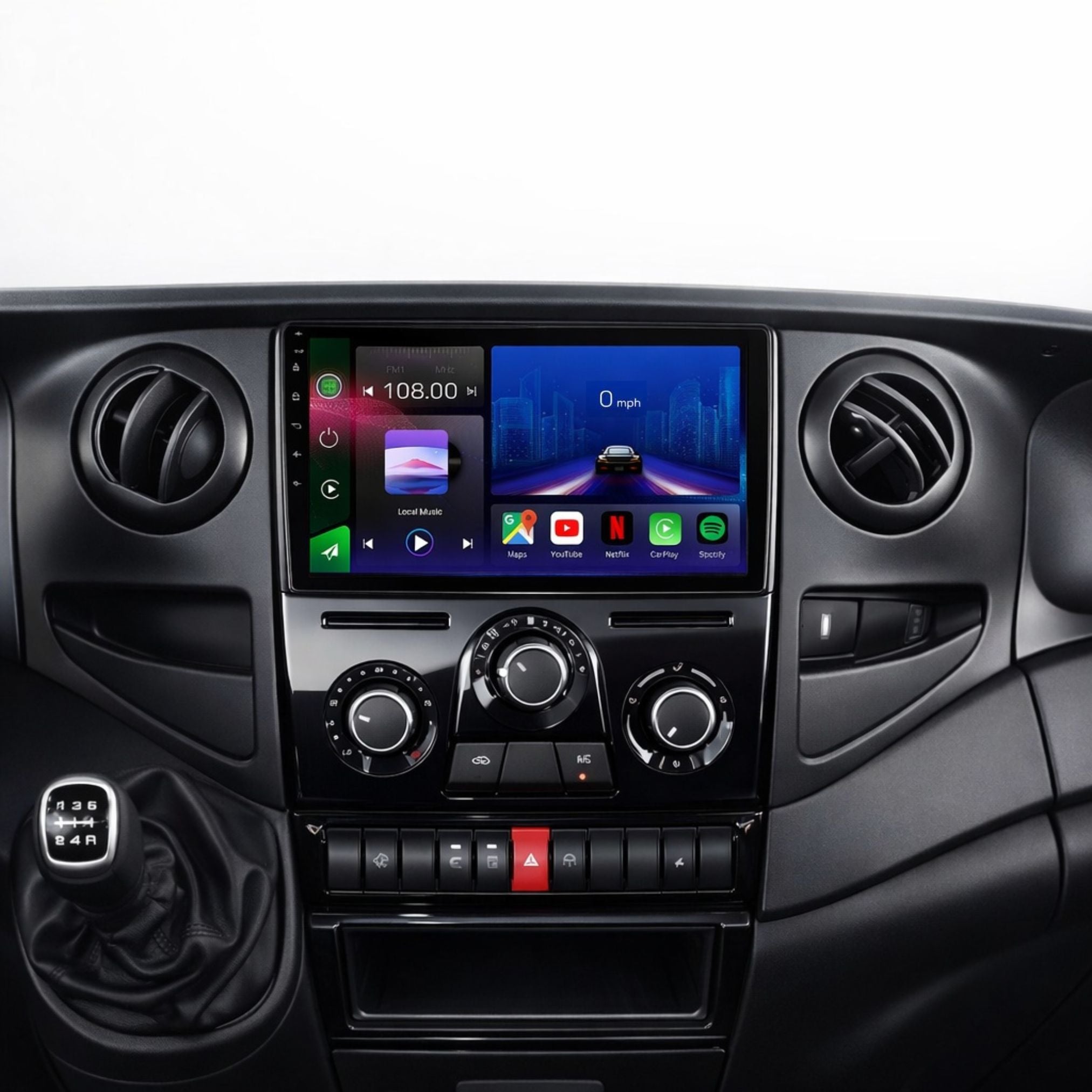 Iveco Daily 2005-2014 Android 14 Car Stereo Head Unit CarPlay Android Auto - Pluscenter