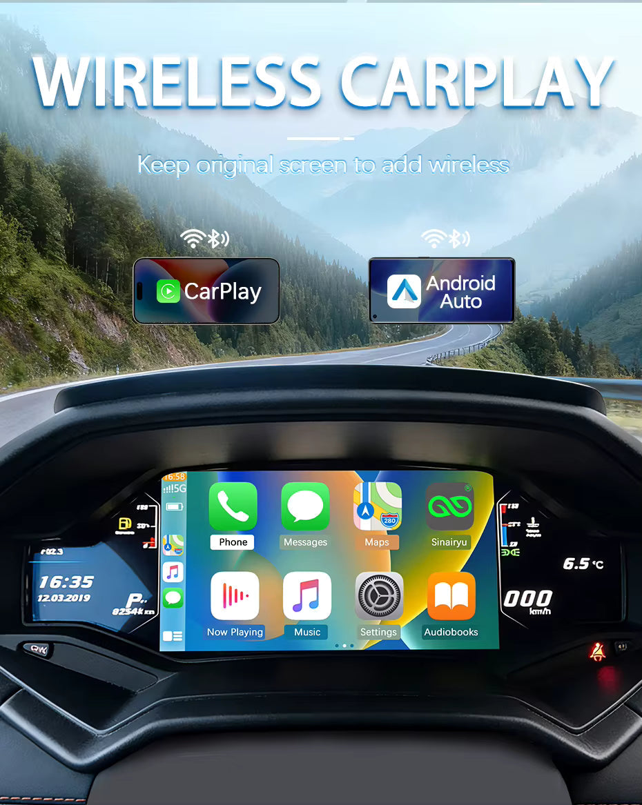 For Lamborghini Wireless Apple CarPlay Retrofit Android Auto Aventador Huracan - Pluscenter