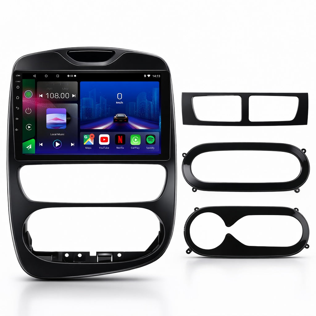 Renault Clio 2012-2021 Android 14 Car Stereo Head Unit | Apple CarPlay Android Auto - Pluscenter