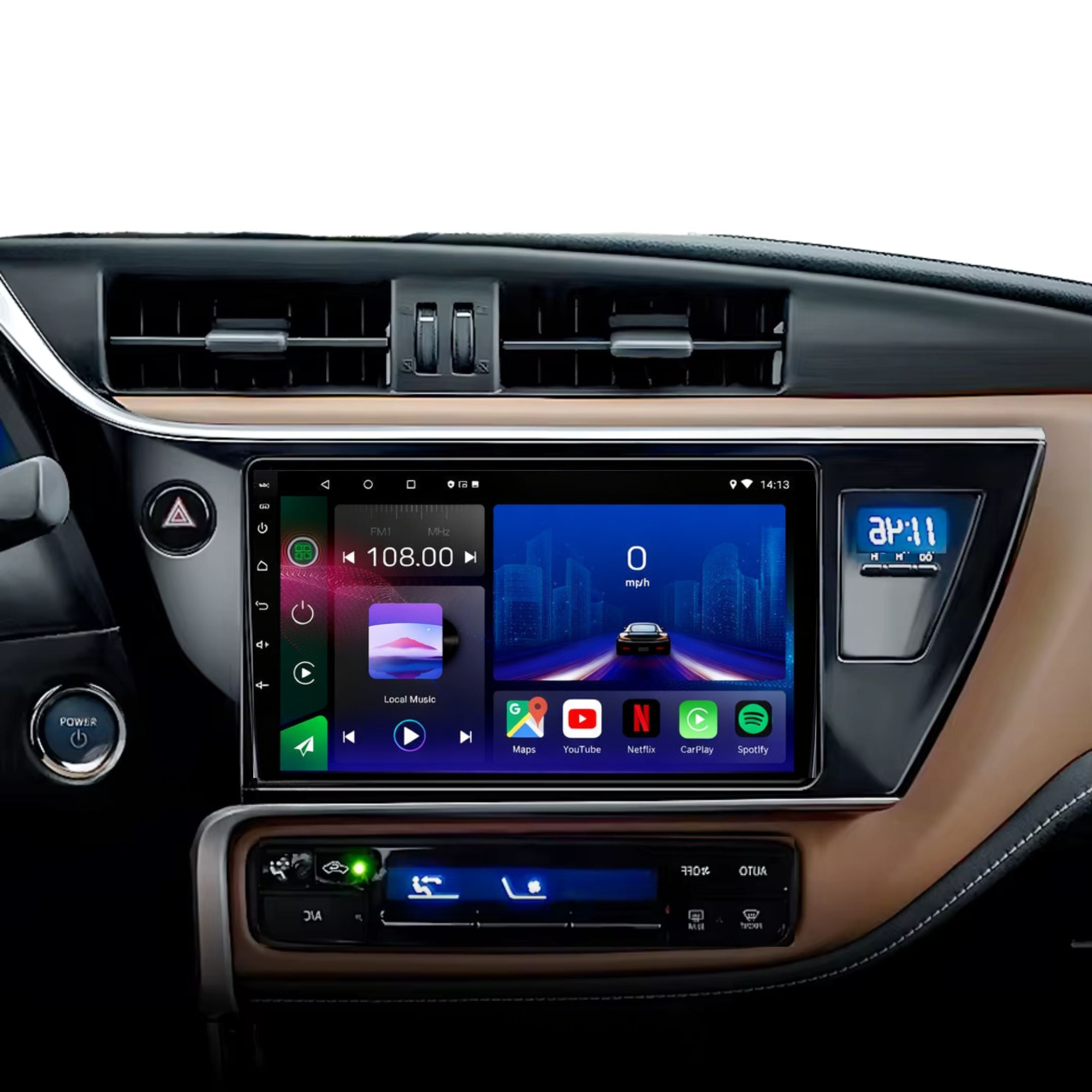 Toyota Corolla / Auris (2016–2019) Android 15 Autoradio mit Apple CarPlay & Android Auto | RHD - AutoTunes