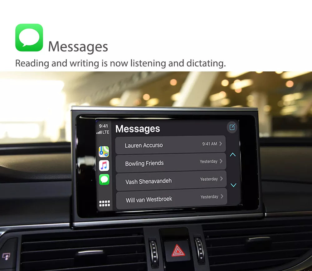 Wireless Apple CarPlay for Audi Android Auto Decoder Box 3G MMI 2G MMI MIB MIB2 - Pluscenter