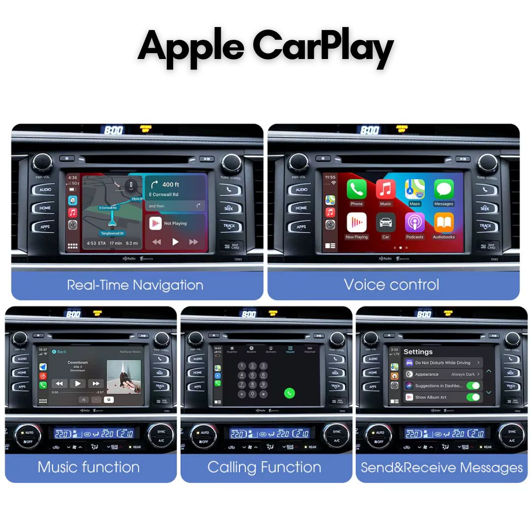 For Toyota Wireless Apple CarPlay Retrofit Android Auto Touch 2 & Entune 2.0 - Pluscenter